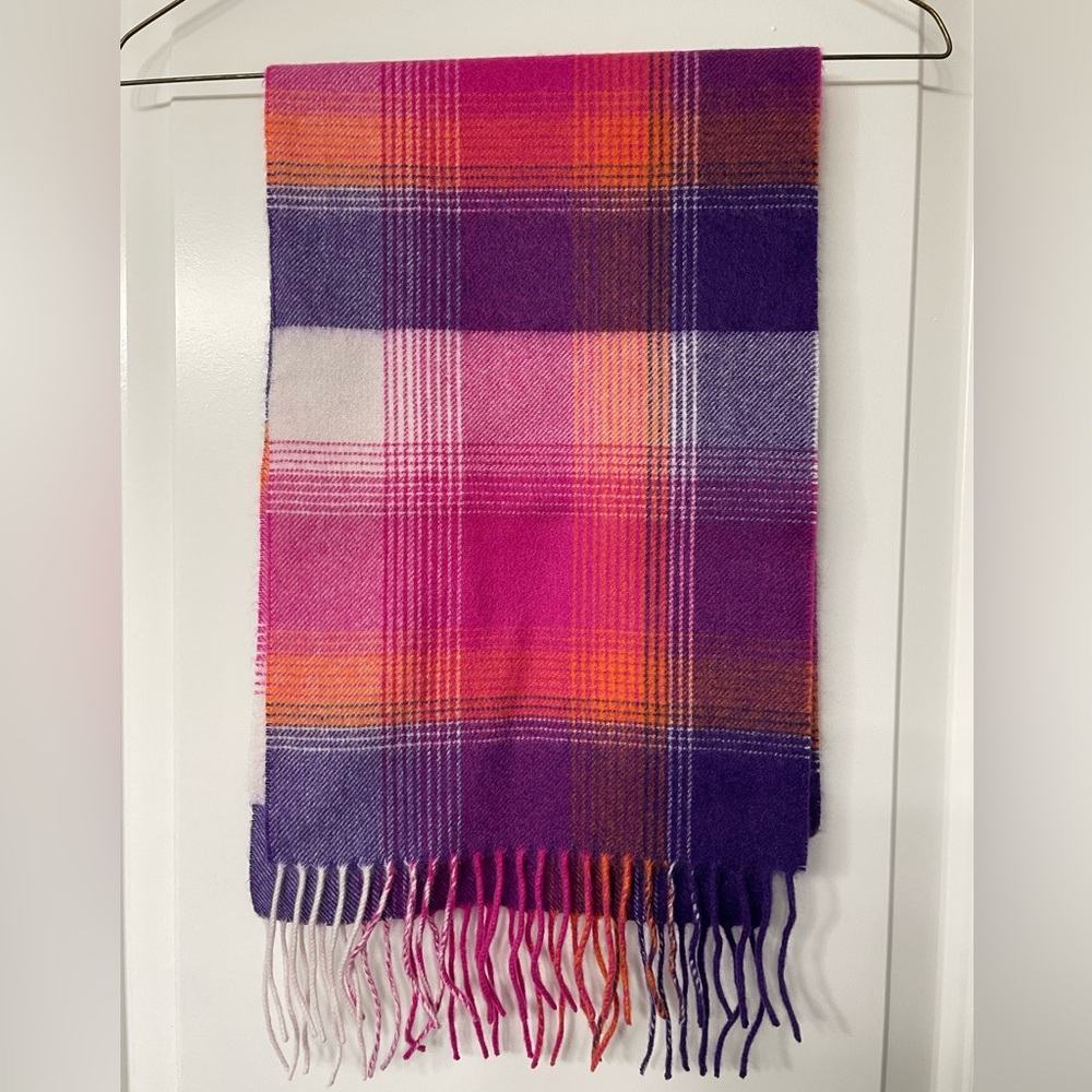 Charter Club Cashmere Scarf multicolored plaid